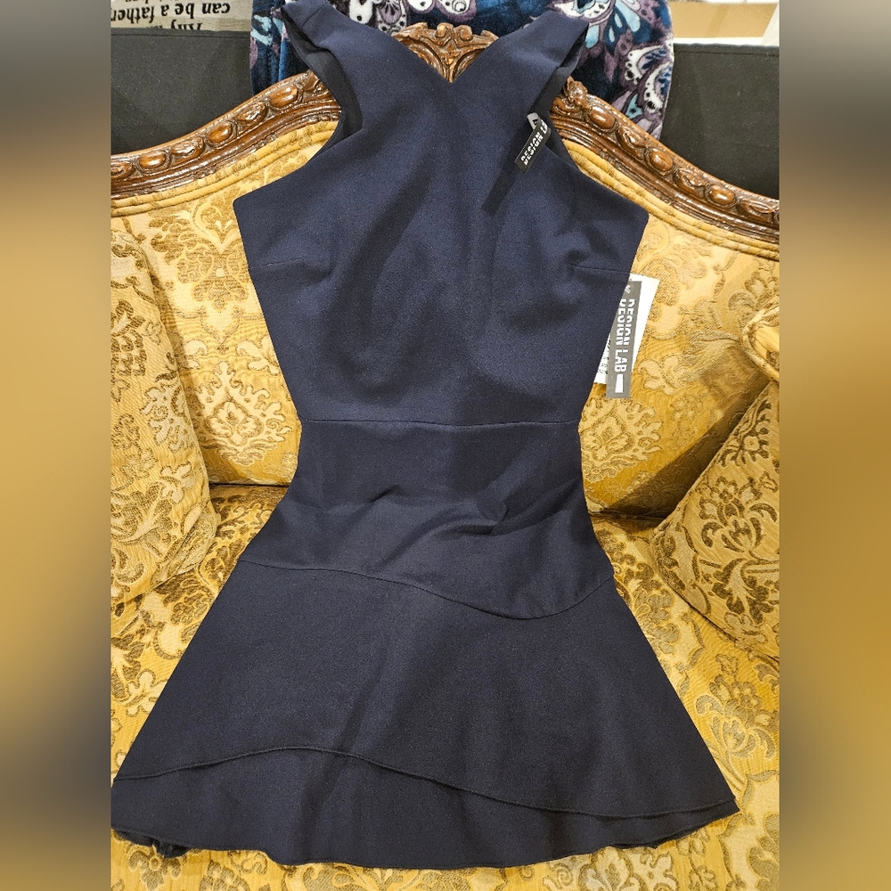 Elegant Navy Dress